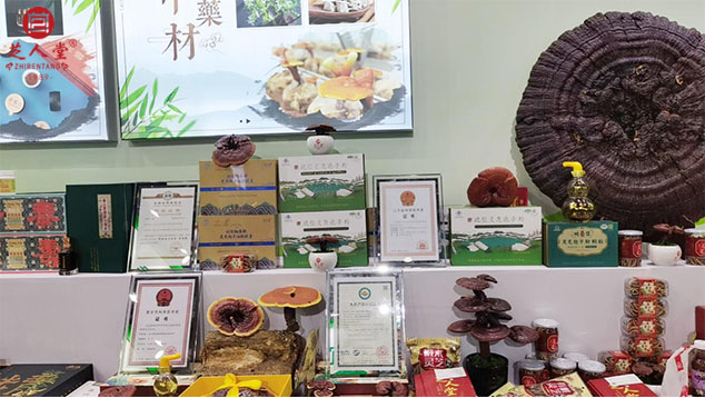 芝人堂泰山赤灵芝产品亮相第十八届中国林产品交易会(图2)
