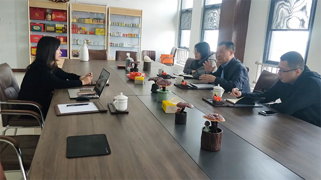 山东省食品质量促进会专家莅临芝人堂调研指导(图1)