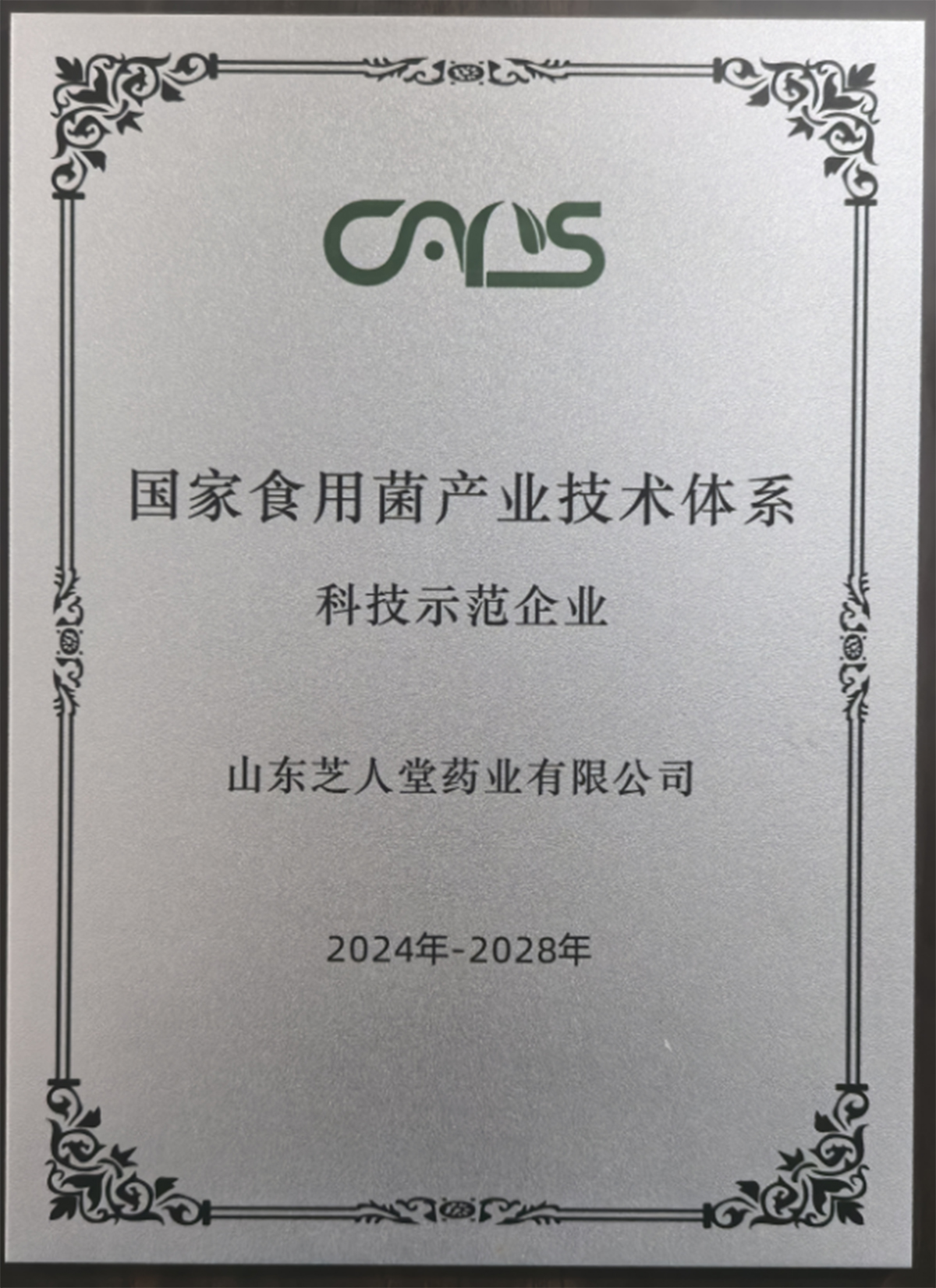 2024-2028年山东芝人堂药业有限公司(图1)